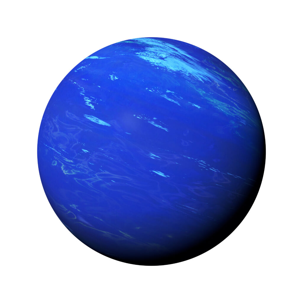 Нептун на прозрачном фоне
